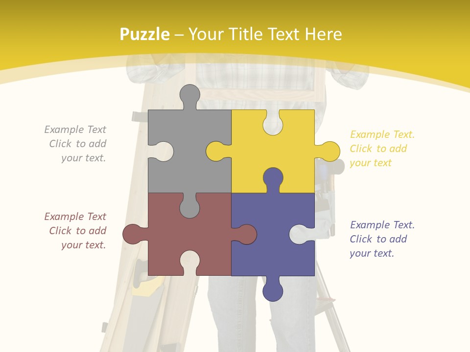 Housing Repairman Truss PowerPoint Template