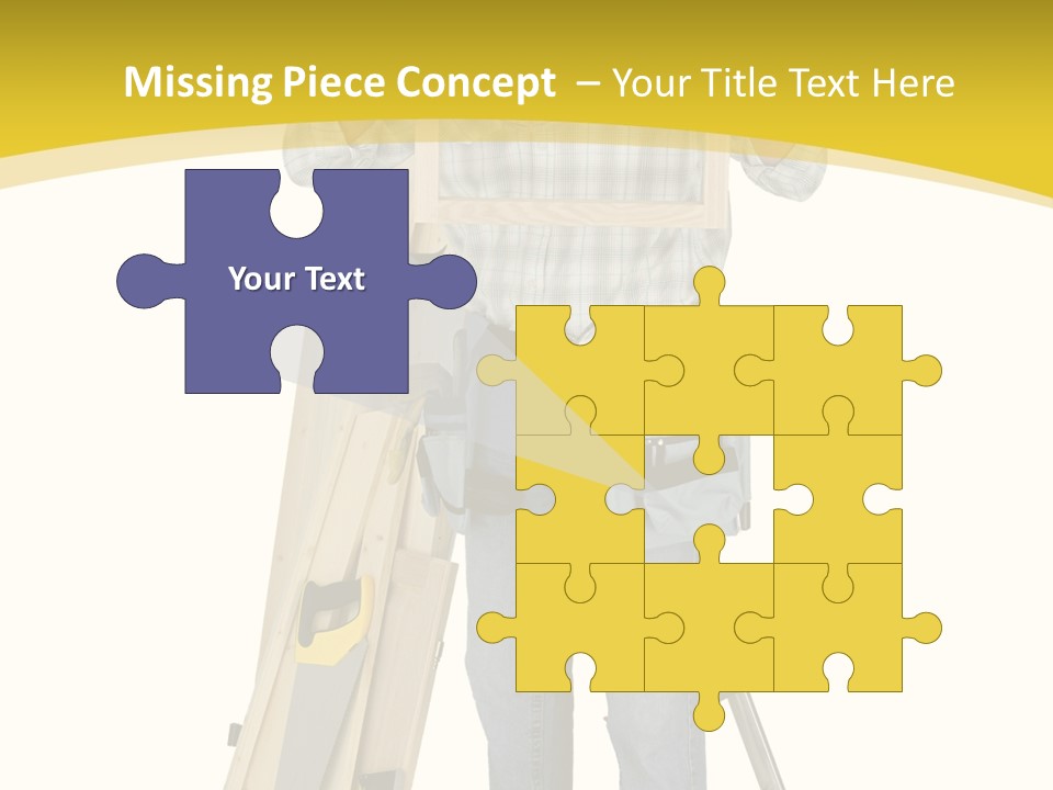 Housing Repairman Truss PowerPoint Template
