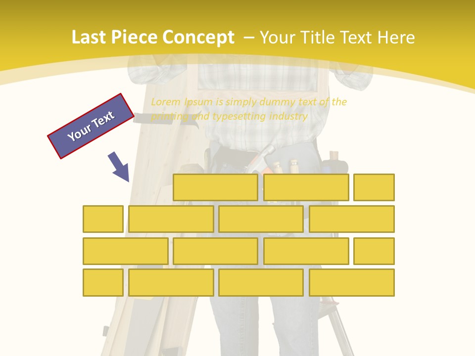 Housing Repairman Truss PowerPoint Template