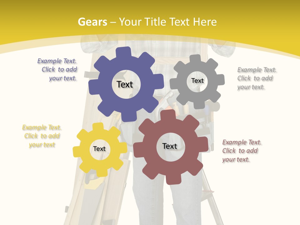 Housing Repairman Truss PowerPoint Template