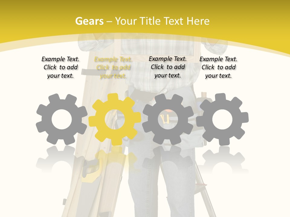 Housing Repairman Truss PowerPoint Template