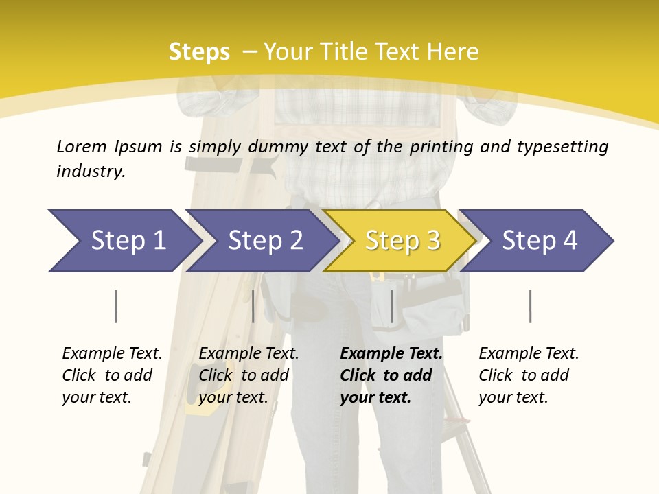 Housing Repairman Truss PowerPoint Template