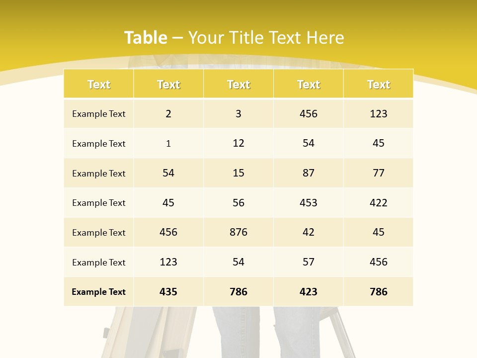 Housing Repairman Truss PowerPoint Template