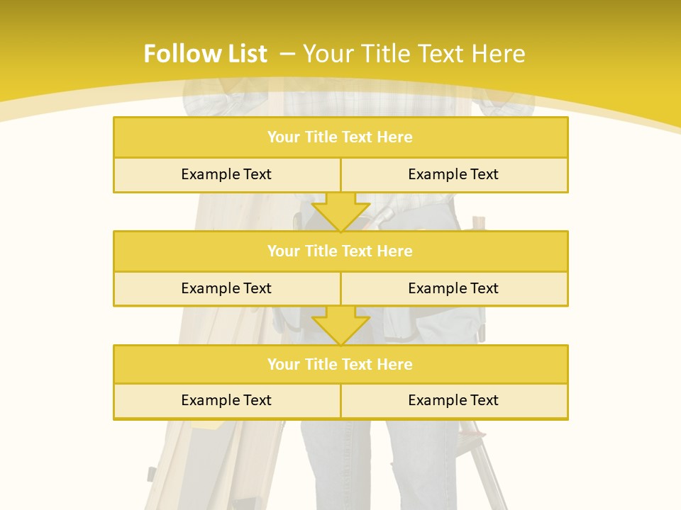 Housing Repairman Truss PowerPoint Template