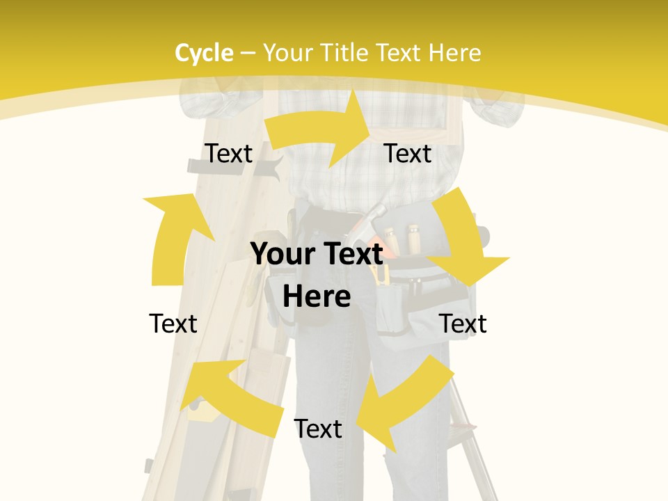 Housing Repairman Truss PowerPoint Template