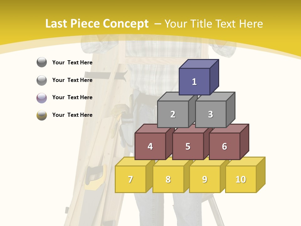 Housing Repairman Truss PowerPoint Template