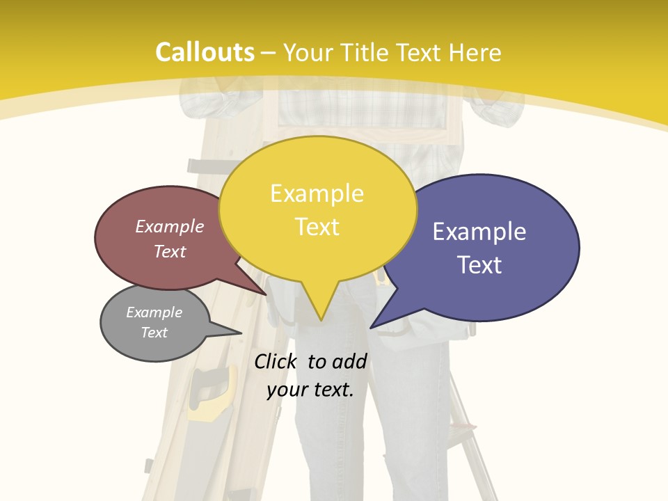 Housing Repairman Truss PowerPoint Template