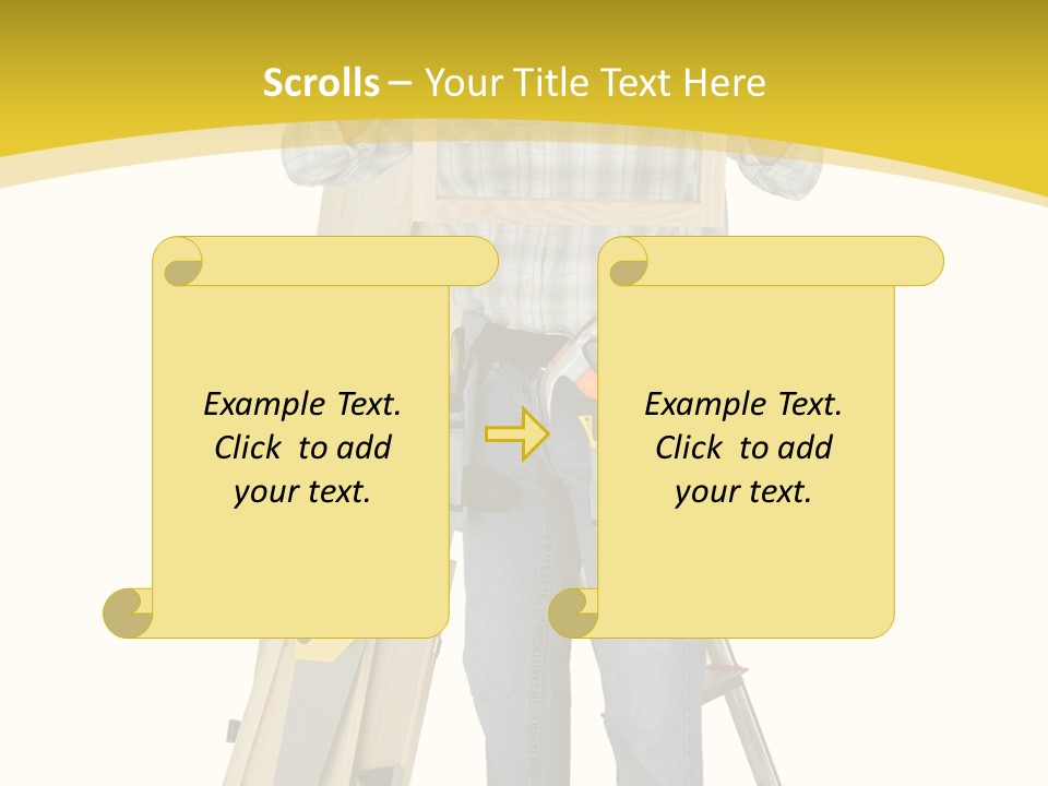 Housing Repairman Truss PowerPoint Template