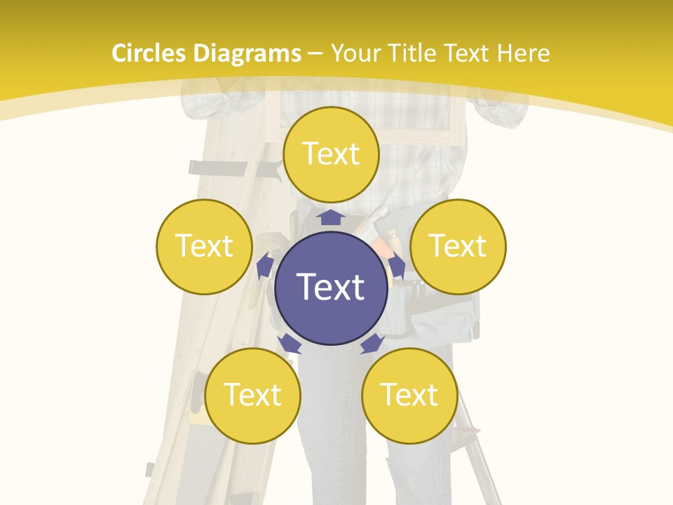 Housing Repairman Truss PowerPoint Template