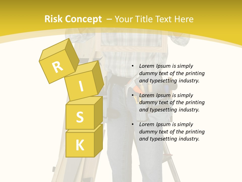Housing Repairman Truss PowerPoint Template