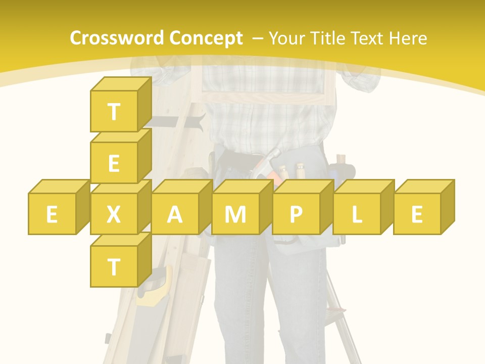 Housing Repairman Truss PowerPoint Template
