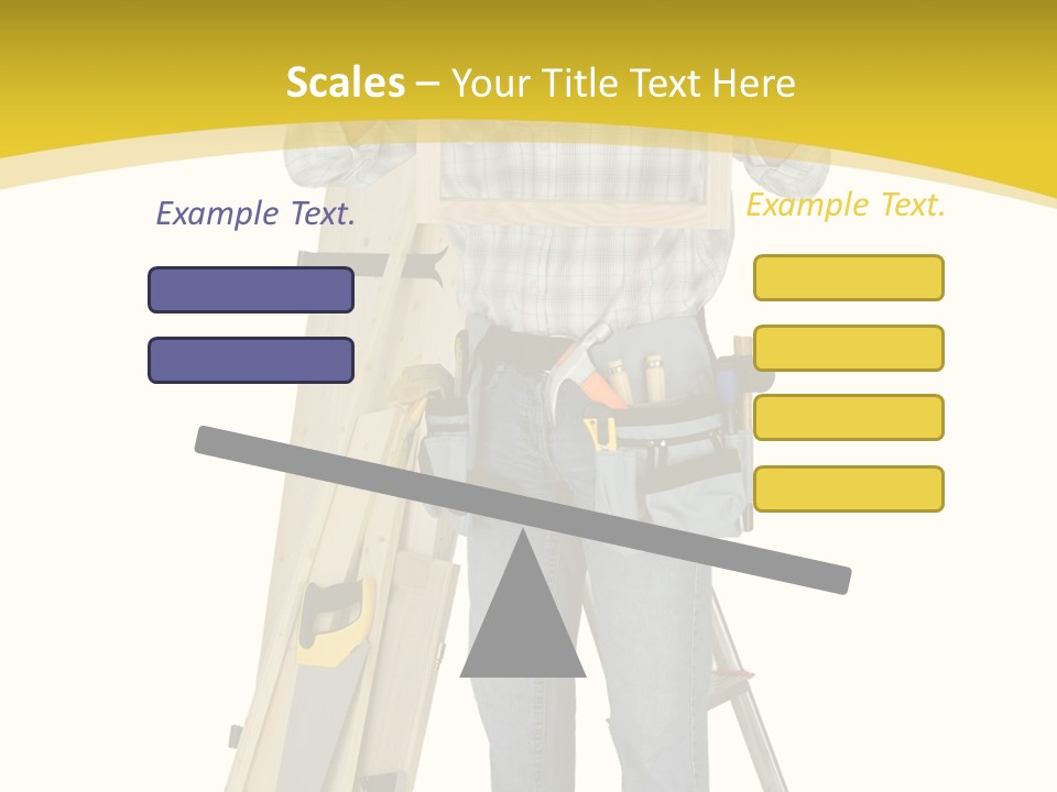 Housing Repairman Truss PowerPoint Template