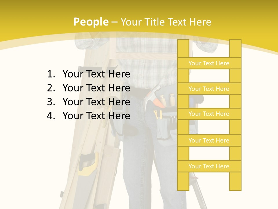 Housing Repairman Truss PowerPoint Template