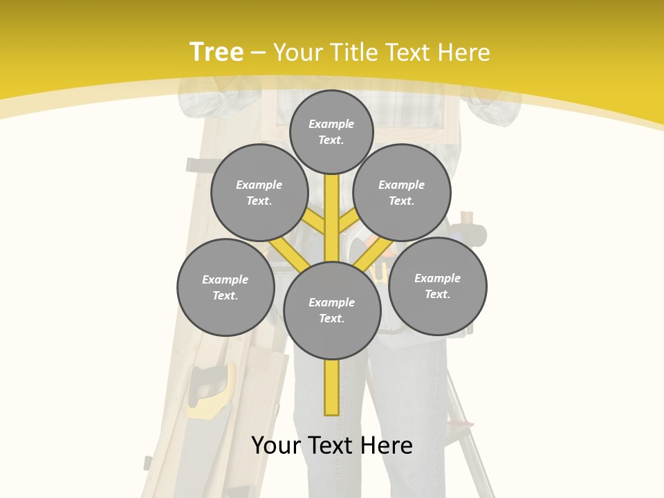 Housing Repairman Truss PowerPoint Template