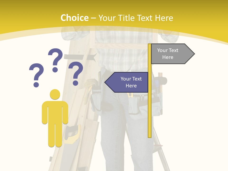 Housing Repairman Truss PowerPoint Template