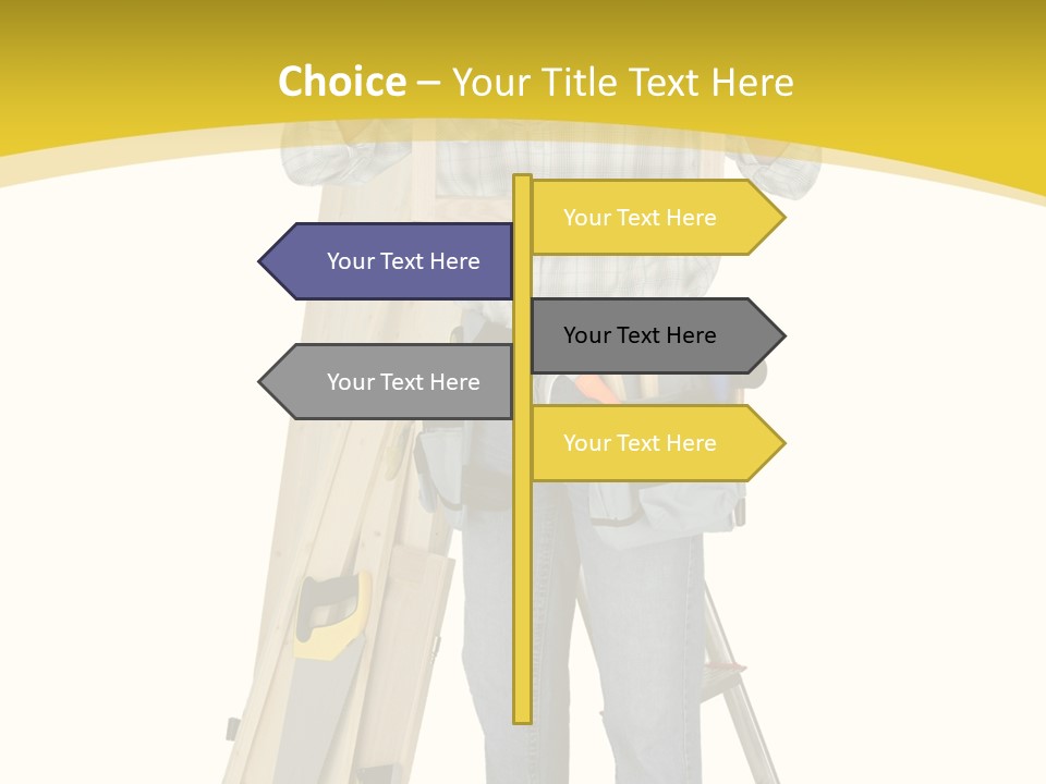 Housing Repairman Truss PowerPoint Template
