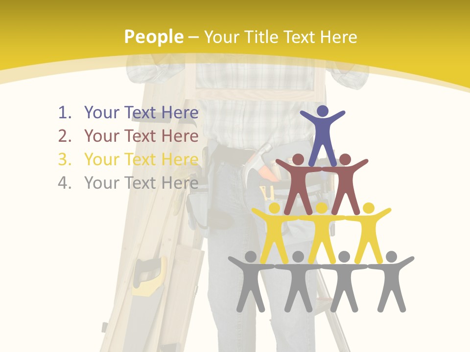 Housing Repairman Truss PowerPoint Template