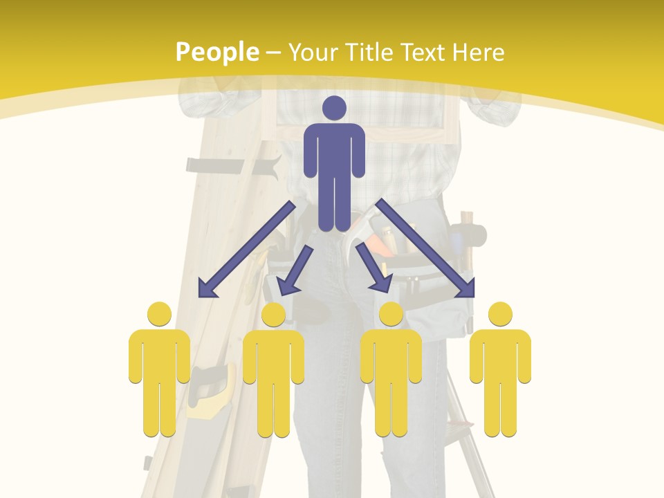 Housing Repairman Truss PowerPoint Template