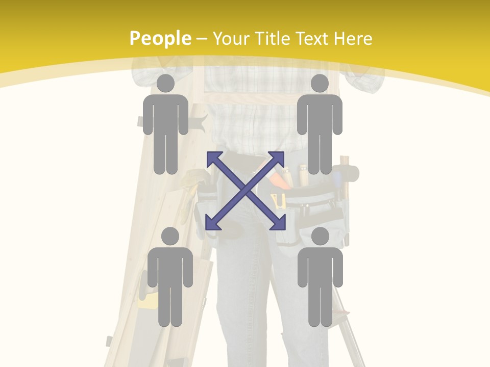 Housing Repairman Truss PowerPoint Template