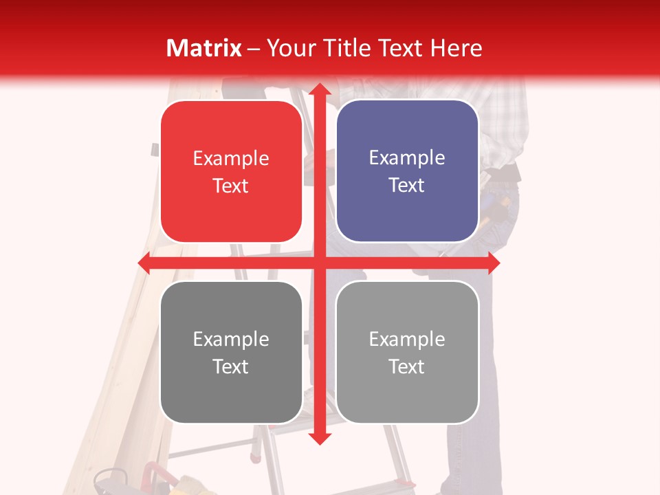 Caucasian Work Indoors PowerPoint Template