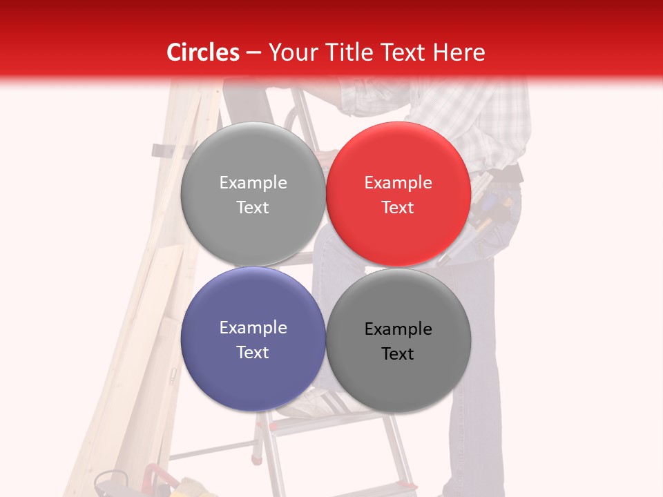 Caucasian Work Indoors PowerPoint Template