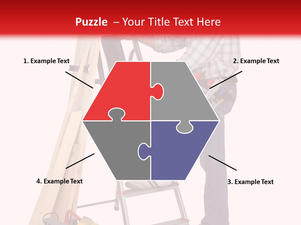 Caucasian Work Indoors PowerPoint Template