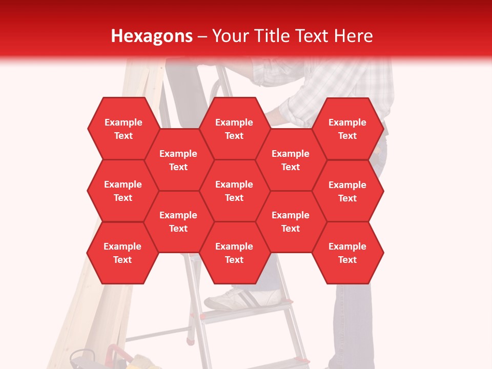 Caucasian Work Indoors PowerPoint Template