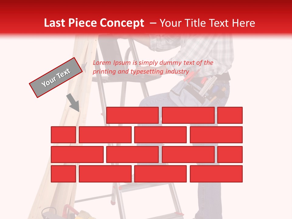 Caucasian Work Indoors PowerPoint Template