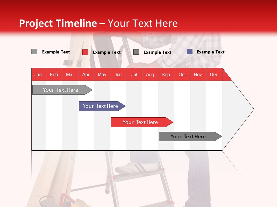 Caucasian Work Indoors PowerPoint Template