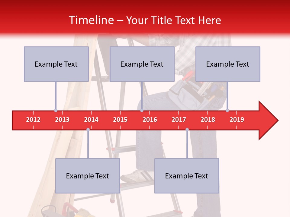 Caucasian Work Indoors PowerPoint Template