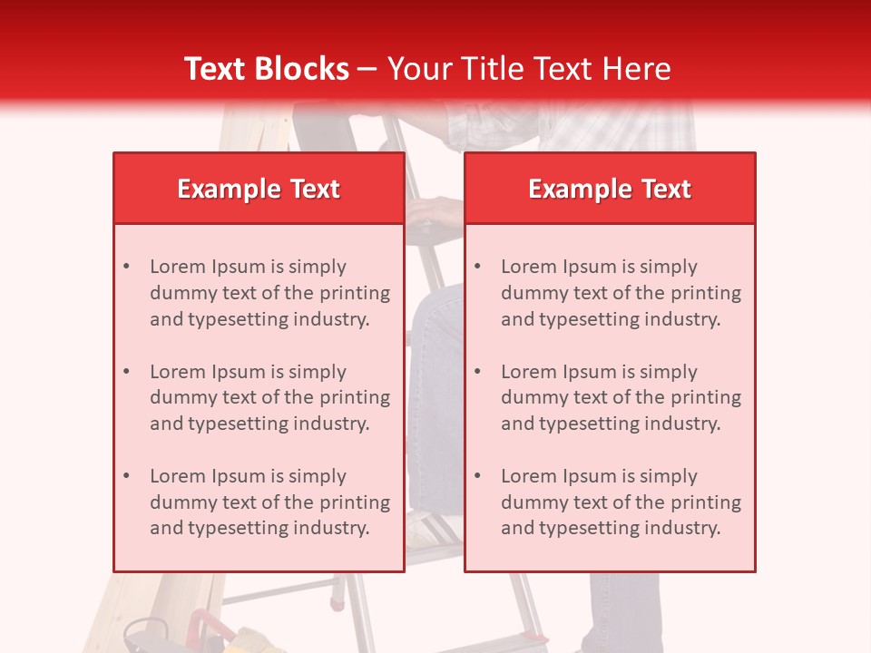 Caucasian Work Indoors PowerPoint Template