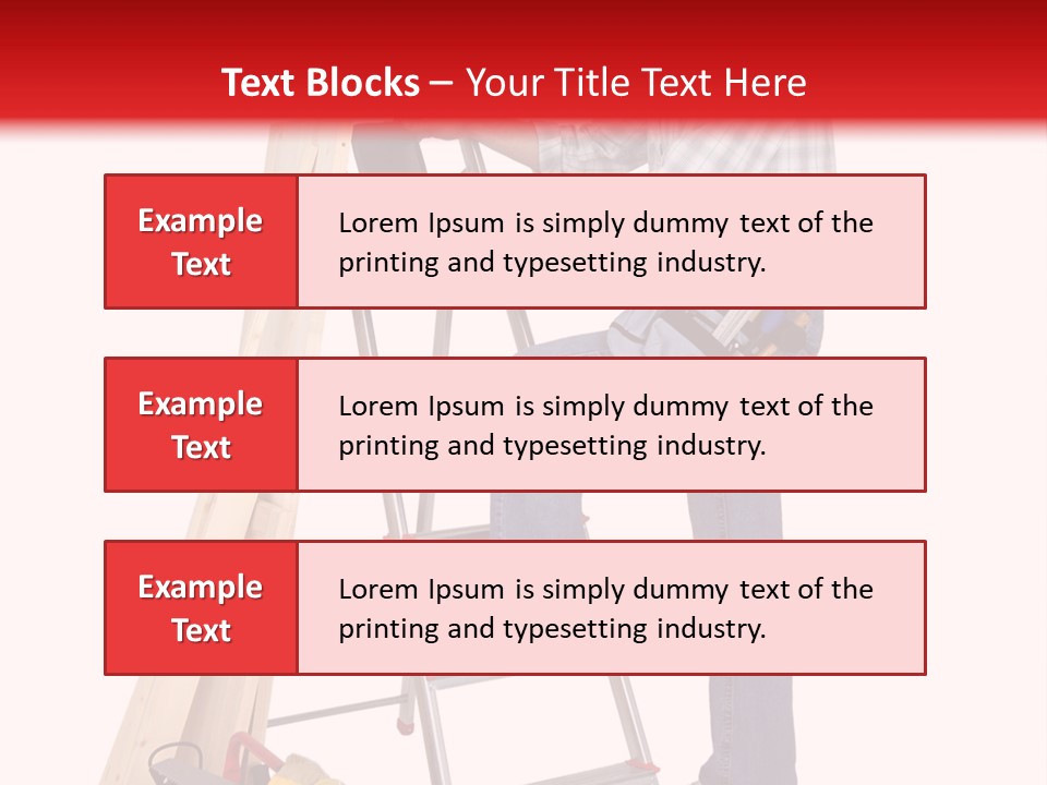 Caucasian Work Indoors PowerPoint Template