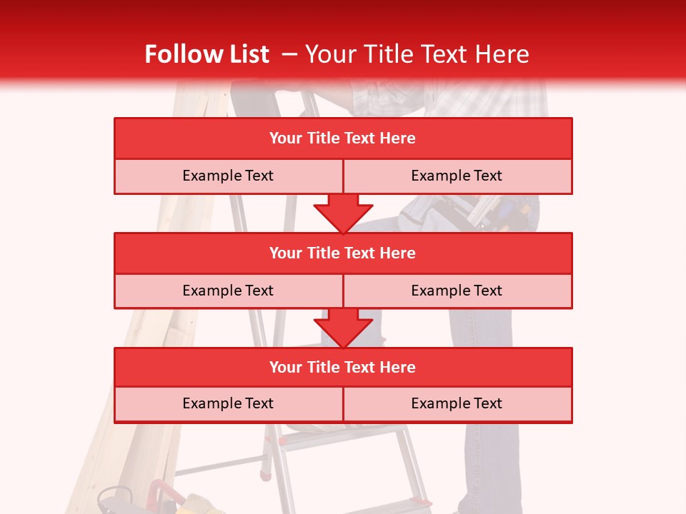 Caucasian Work Indoors PowerPoint Template