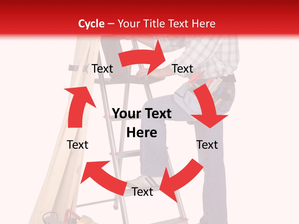 Caucasian Work Indoors PowerPoint Template