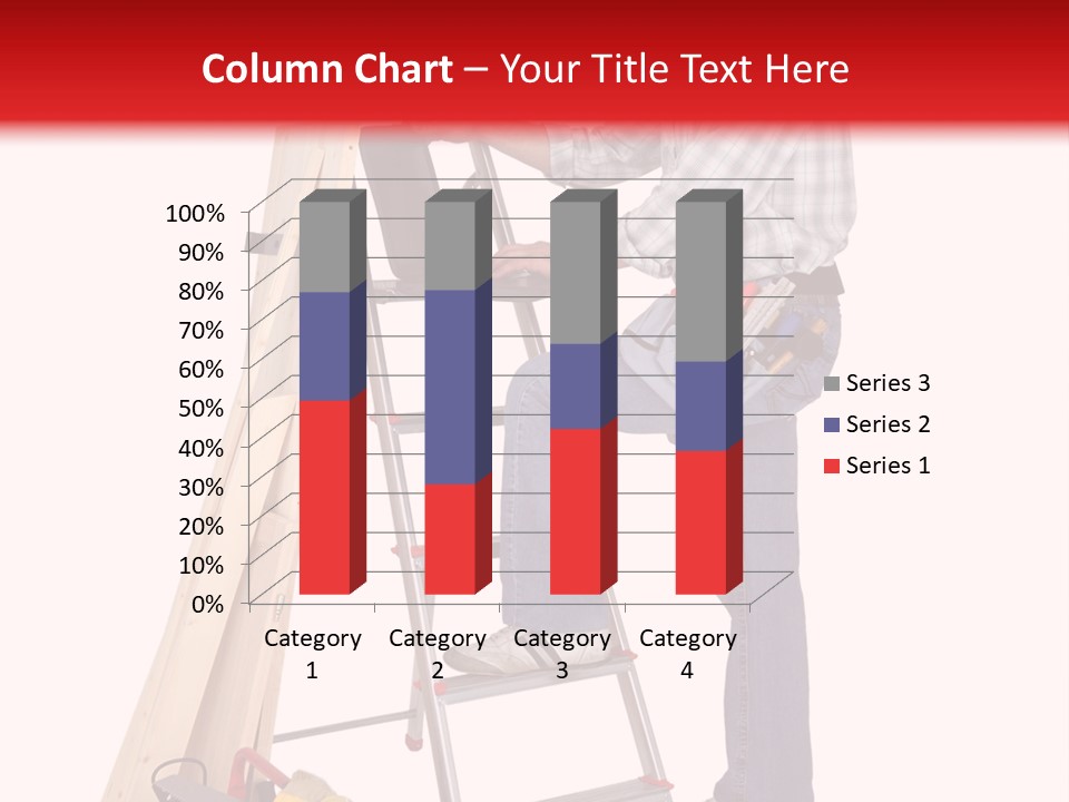 Caucasian Work Indoors PowerPoint Template