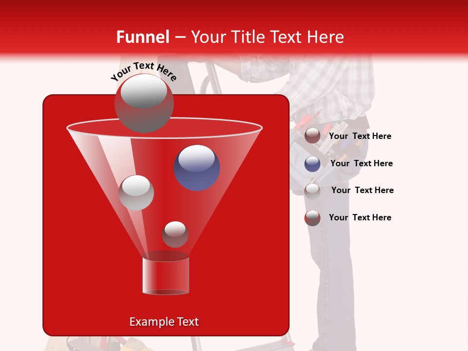 Caucasian Work Indoors PowerPoint Template