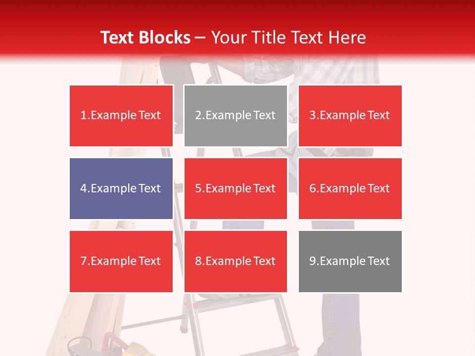 Caucasian Work Indoors PowerPoint Template