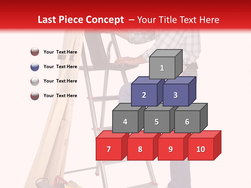 Caucasian Work Indoors PowerPoint Template