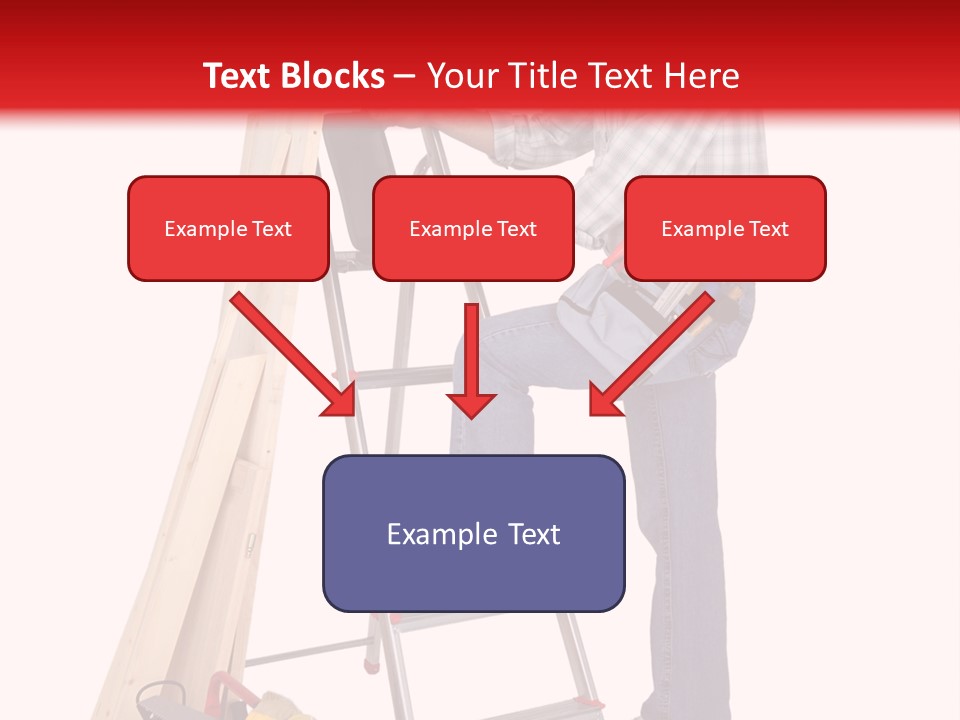 Caucasian Work Indoors PowerPoint Template