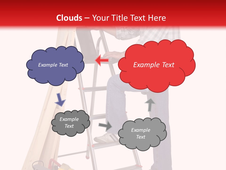 Caucasian Work Indoors PowerPoint Template