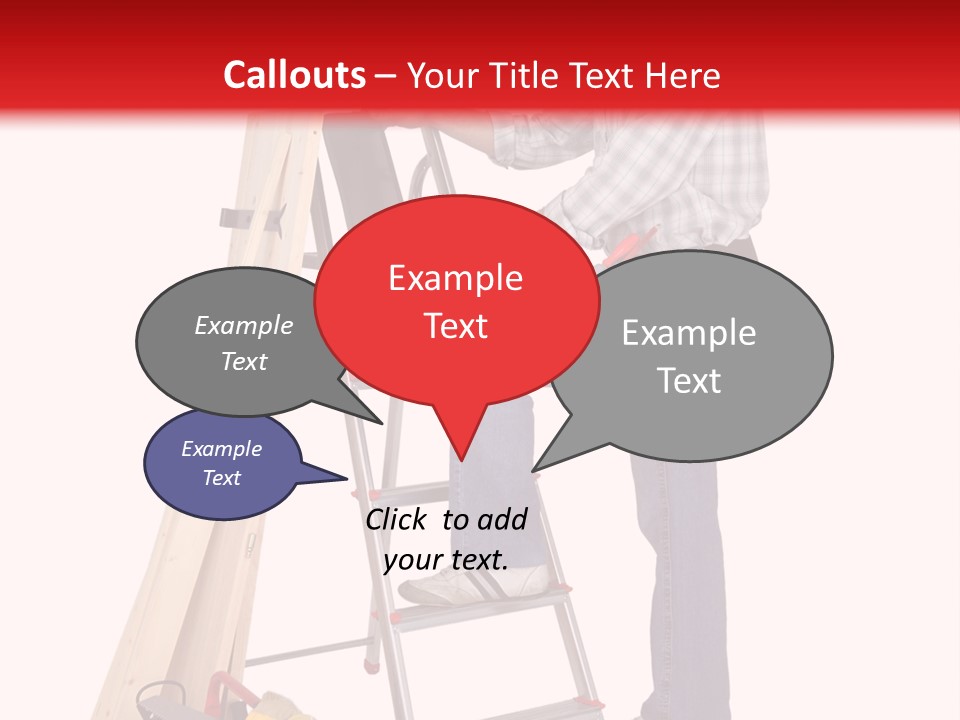 Caucasian Work Indoors PowerPoint Template
