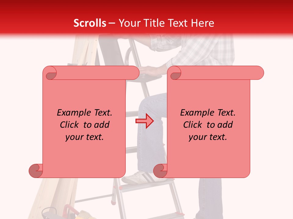 Caucasian Work Indoors PowerPoint Template