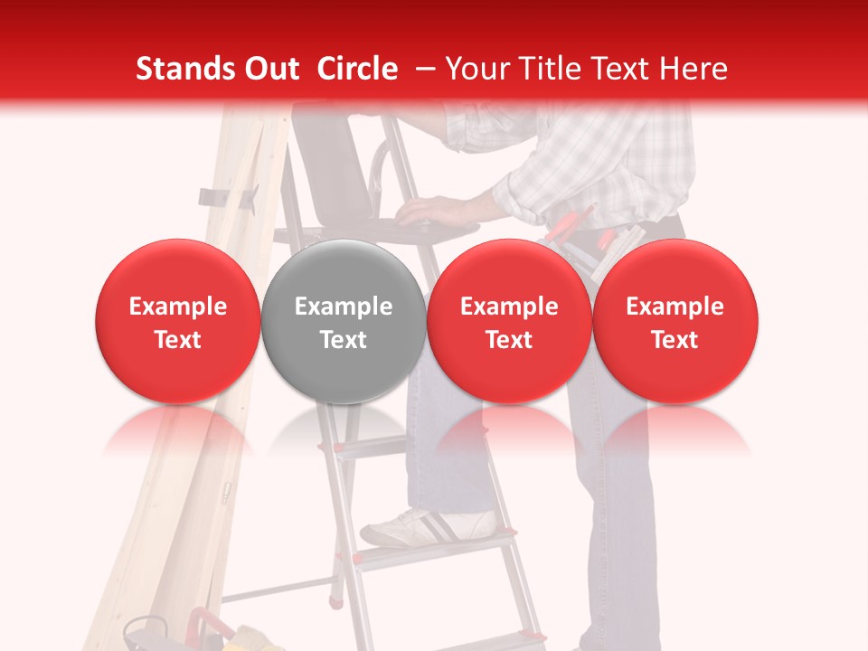 Caucasian Work Indoors PowerPoint Template