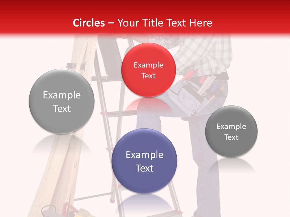 Caucasian Work Indoors PowerPoint Template