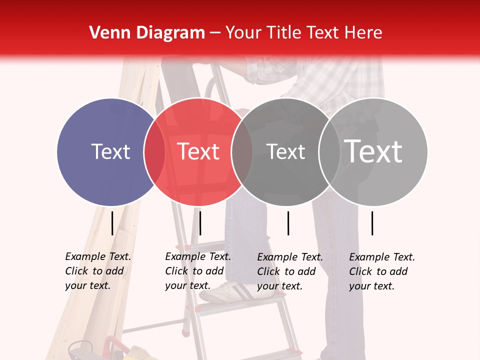 Caucasian Work Indoors PowerPoint Template