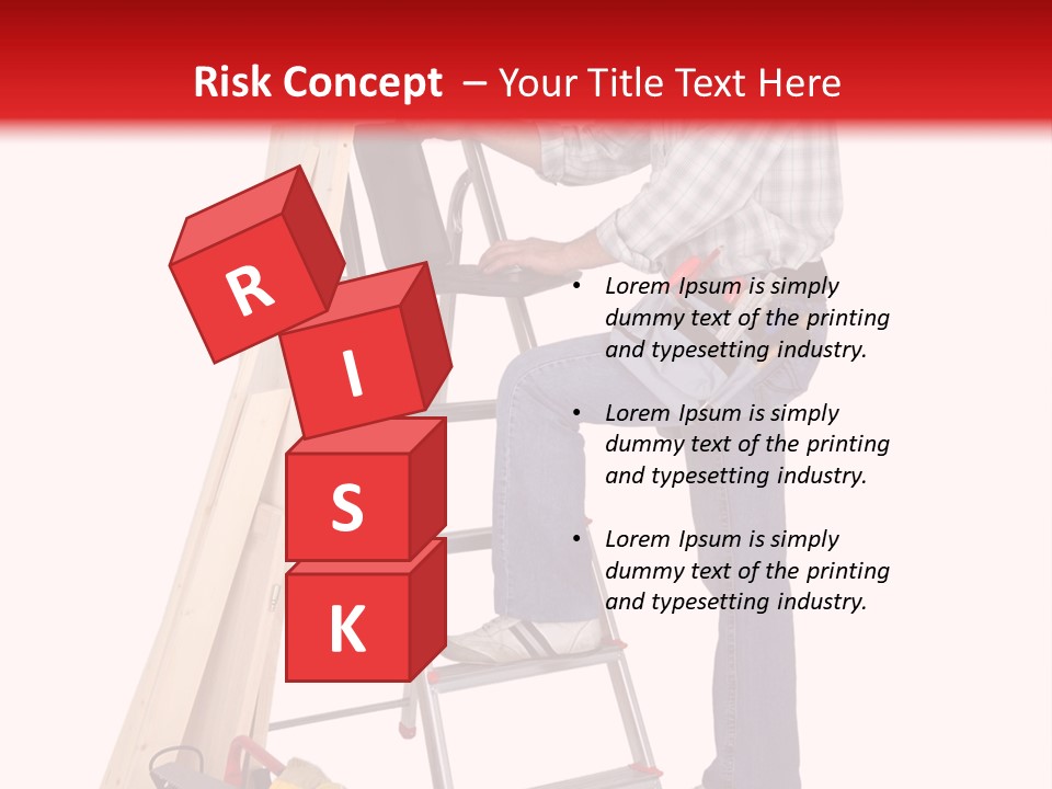 Caucasian Work Indoors PowerPoint Template