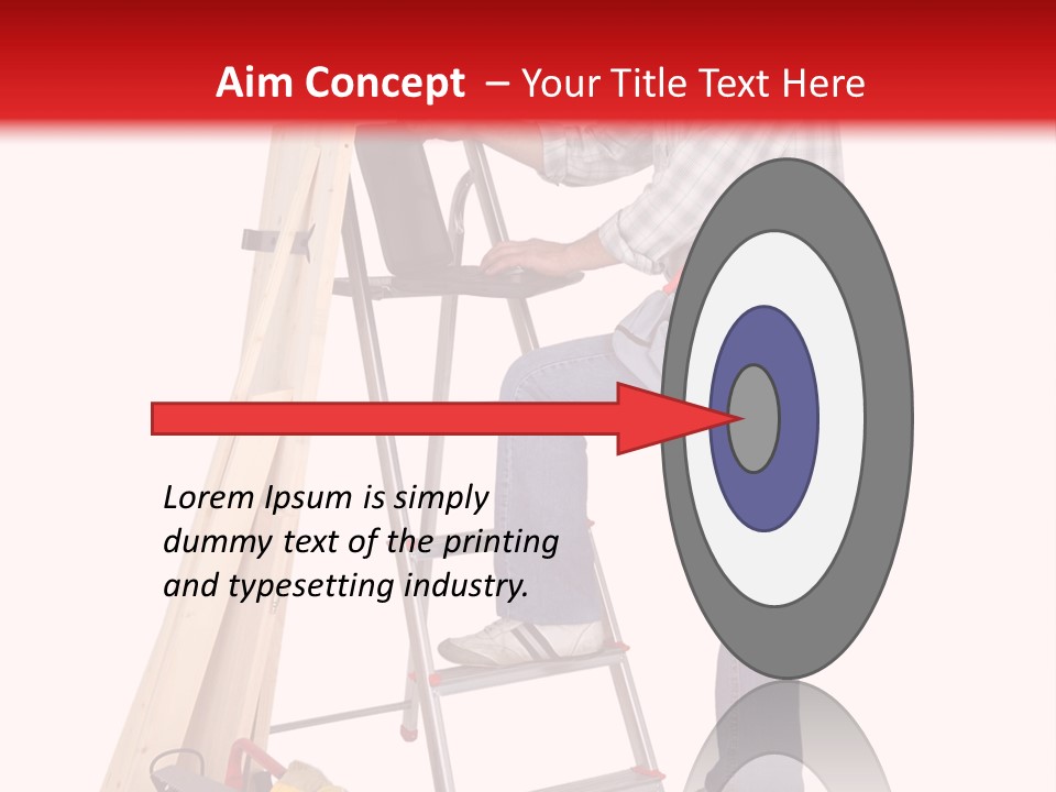 Caucasian Work Indoors PowerPoint Template