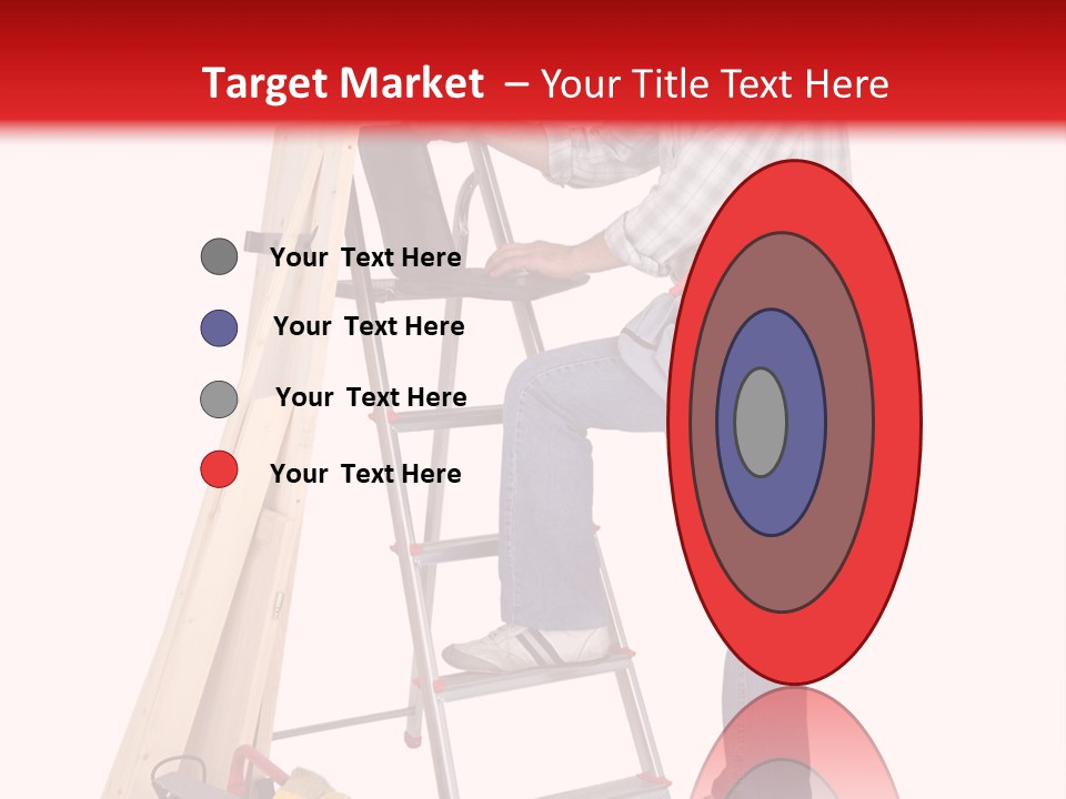 Caucasian Work Indoors PowerPoint Template