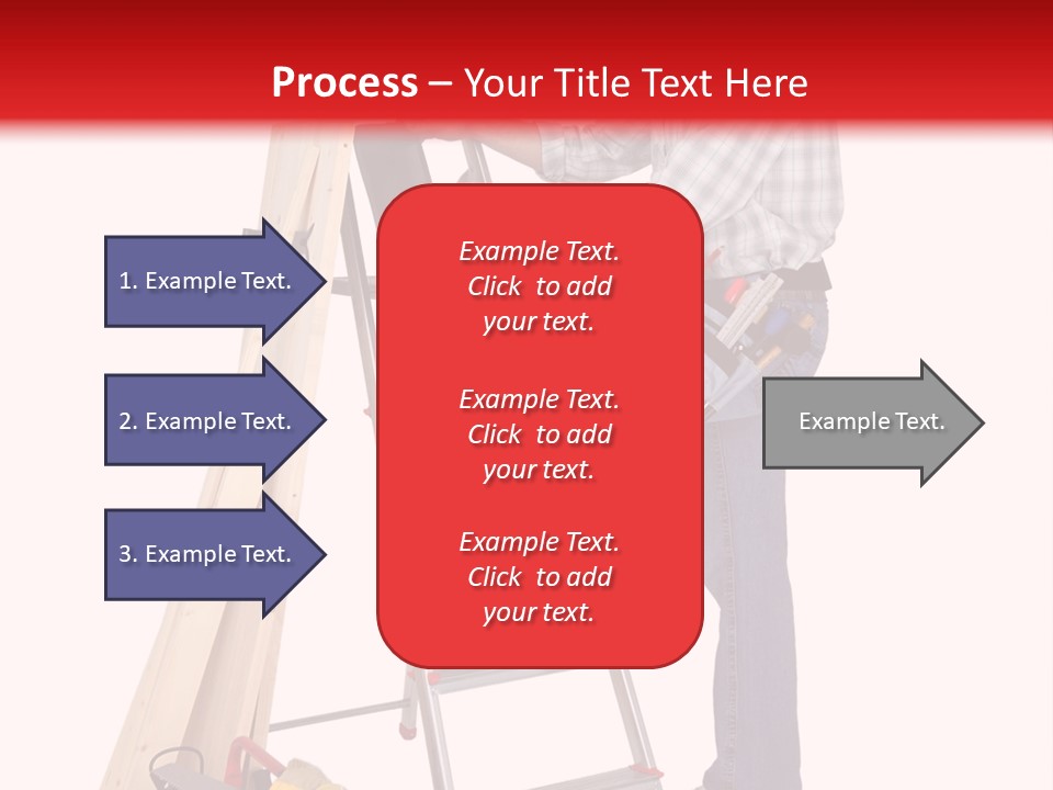Caucasian Work Indoors PowerPoint Template