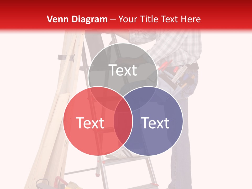 Caucasian Work Indoors PowerPoint Template